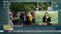 Ecuatorianos rechazan propuesta del gobierno de privatizar el instituto de seguridad