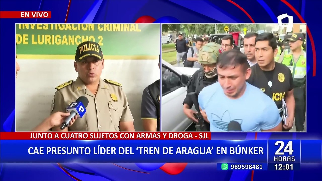 Golpe al 'Tren de Aragua' en SJL: allanan búnker e intervienen a más de 10 personas