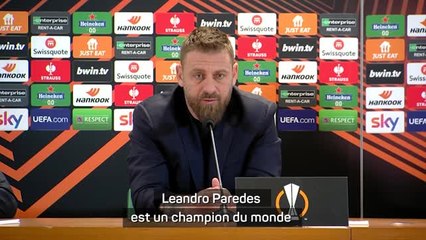 AS Roma - De Rossi : "Paredes, la classe mondiale"