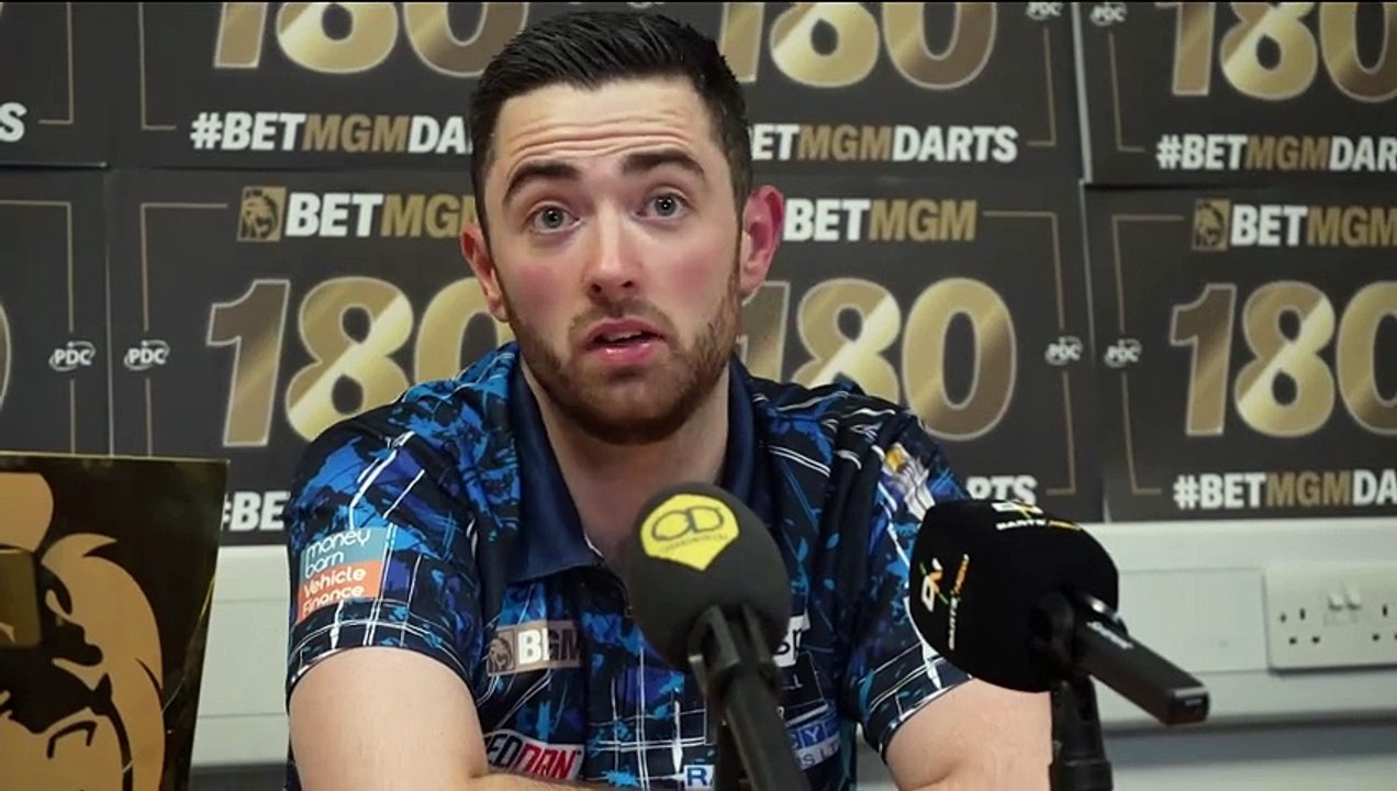 Luke Humphries speaks after Premier League Darts victory in Brighton