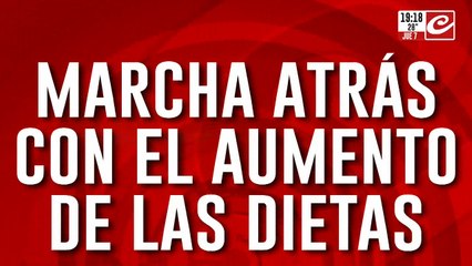 Marcha atrás con el aumento de las dietas en Diputados