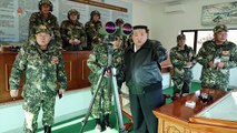 Estimado camarada Kim Jong Un inspeciona importante base de treinamento de operações na zona ocidental