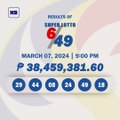 PCSO Lotto Draw Results, March 7, 2024 | Super Lotto 6/49, Lotto 6/42, 6D, 3D, 2D Lotto