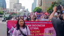 Jalan Medan Merdeka Barat Ditutup Imbas Aksi Perempuan Geruduk Istana