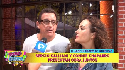 Sergio Galliani y Connie Chaparro presentan obra juntos: "El próximo año, a la misma hora"