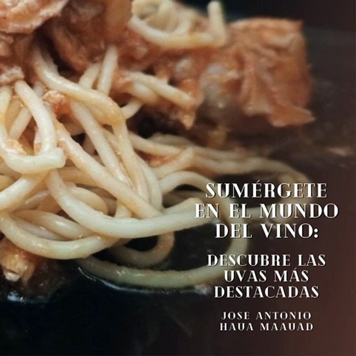 Jose Antonio Haua Maauad- Explorando las uvas del vino