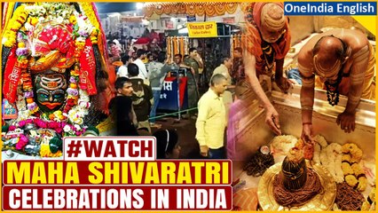 Download Video: Mahashivratri Kick Off in India: Devotees at Mahakaal and Baidyanath Temple | Oneindia News