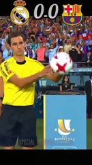 Real Madrid vs Barcelona supercopa semi final 2017_18 #football #ronaldo #siuuuuu ⚽ #shorts
