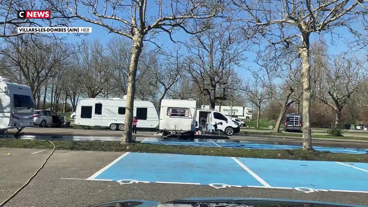 Ain : les gens du voyage s’installent au Parc des Oiseaux