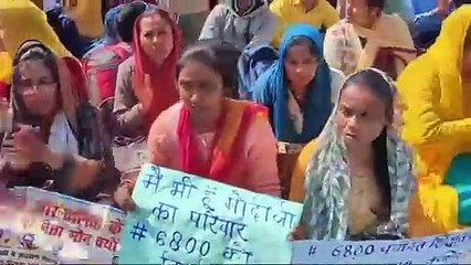 Video: शिक्षक अभ्यर्थियों का प्रदर्शन बोले नहीं हो रही सुनवाई