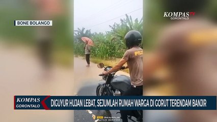 Diguyur Hujan Lebat, Sejumlah Rumah Warga di Gorontalo Utara Terendam Banjir