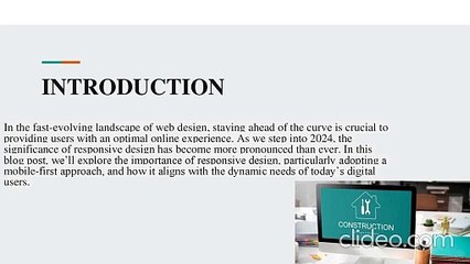 The Importance of Responsive Design in 2024: A Mobile-First Approach
