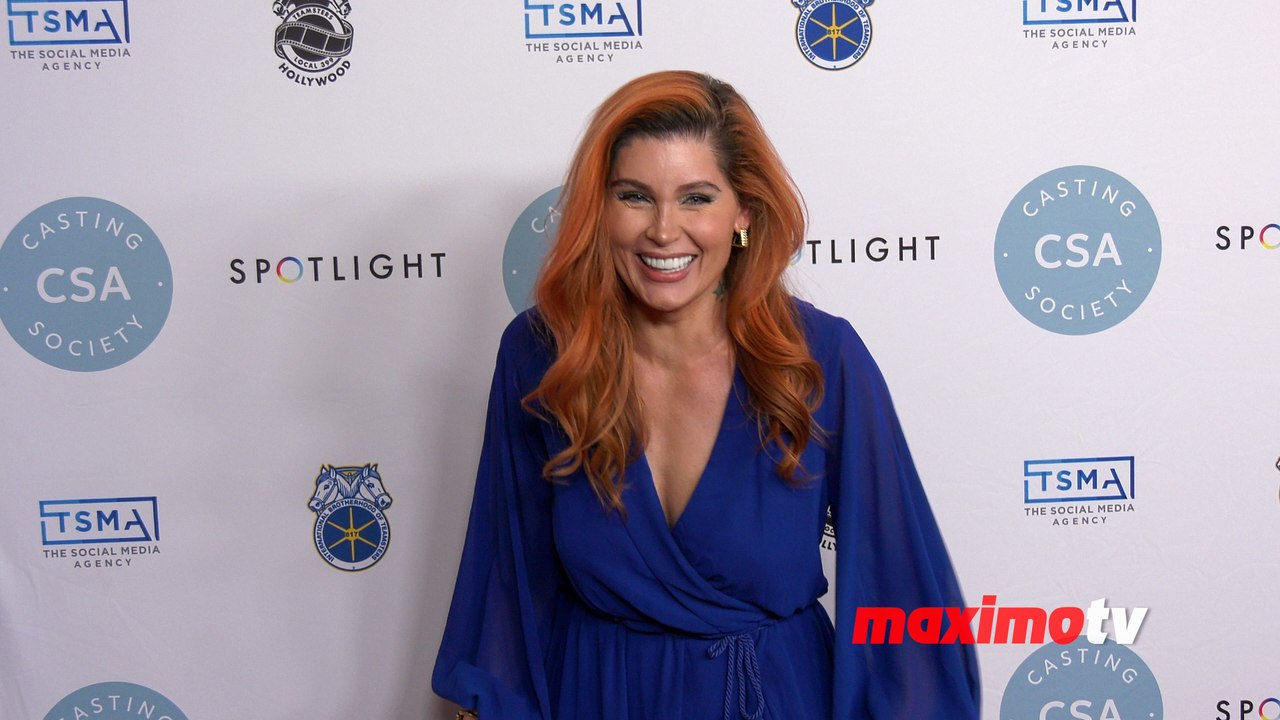 Trace Lysette walks the red carpet at the 39th annual Artios Awards in Beverly Hills
