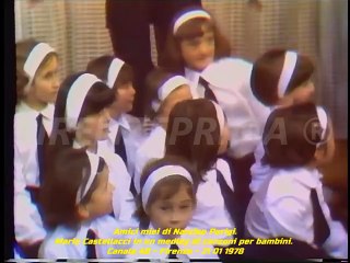 Amici miei di Narciso Parigi. Mario Castellacci medley di canzoni per bambini. Canale 48. 21 01 1978
