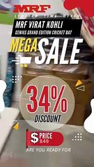 Buy MRF Virat Kohli Genius Grand Edition Cricket Bat