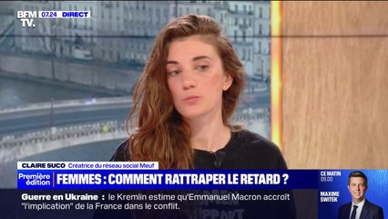 "Il y a 75% de femmes harcelées en ligne", constate Claire Suco, créatrice du réseau social "Meuf", exclusivement réservé aux femmes