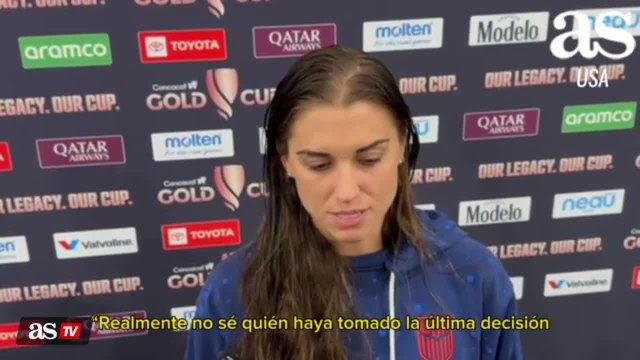 Alex Morgan reacts after win over Canada in San Diego