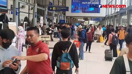 Banyak Penumpang Kereta Mudik Lebih Awal untuk Lewati Puasa Bersama