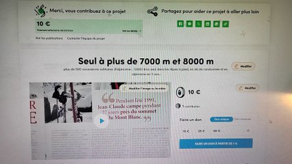 Ulule crow funding atteindre les 7000 m et 8000 m