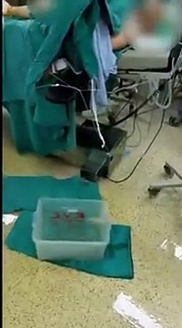 Devlet hastanesinde skandal: Tavandan su akarken ameliyat yapıldı