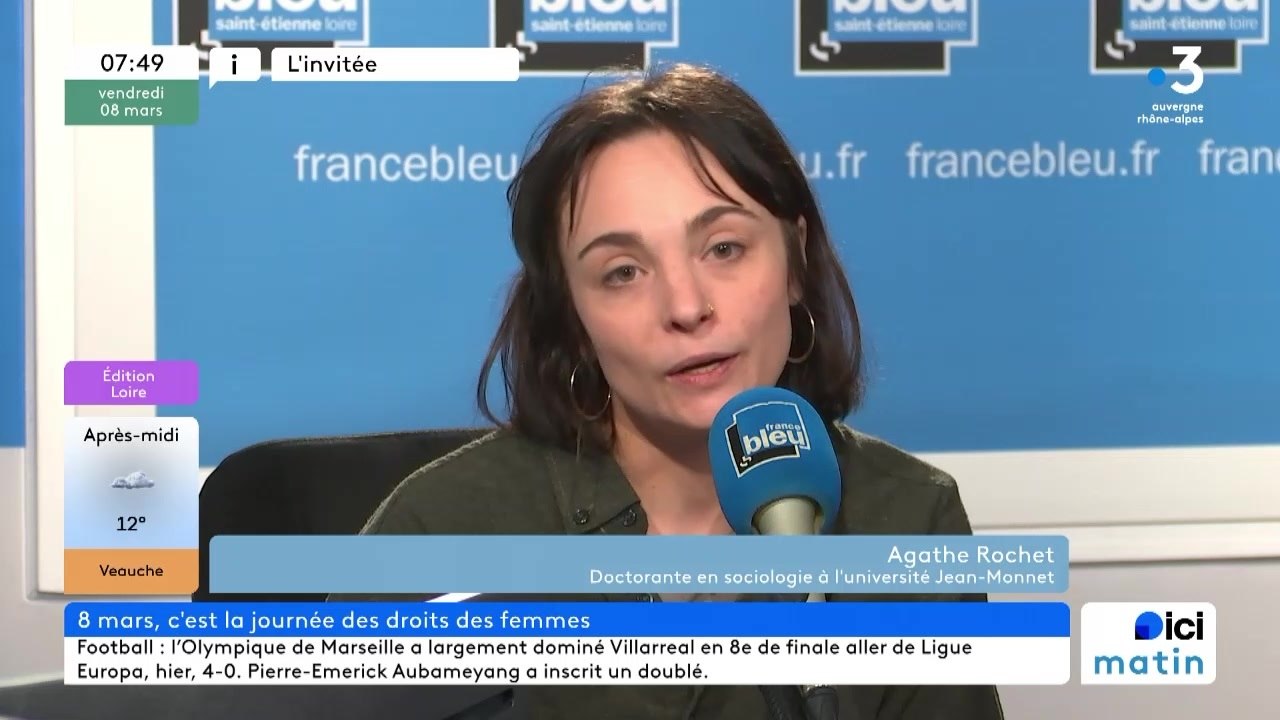 Journée internationale des droits des femmes : Agathe Rochet, doctorante en sociologie, spécialiste des questions de genres