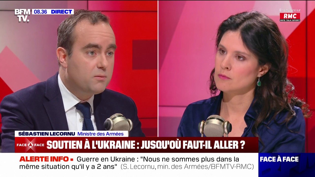 Sébastien Lecornu: "Produire des armes sur le sol ukrainien, c'est une proposition que nous avons mise sur la table" lors de la conférence de Paris sur l'Ukraine