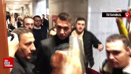 Muslera, Seçil Erzan’ın duruşmasına katılmak için mahkeme salonuna geldi