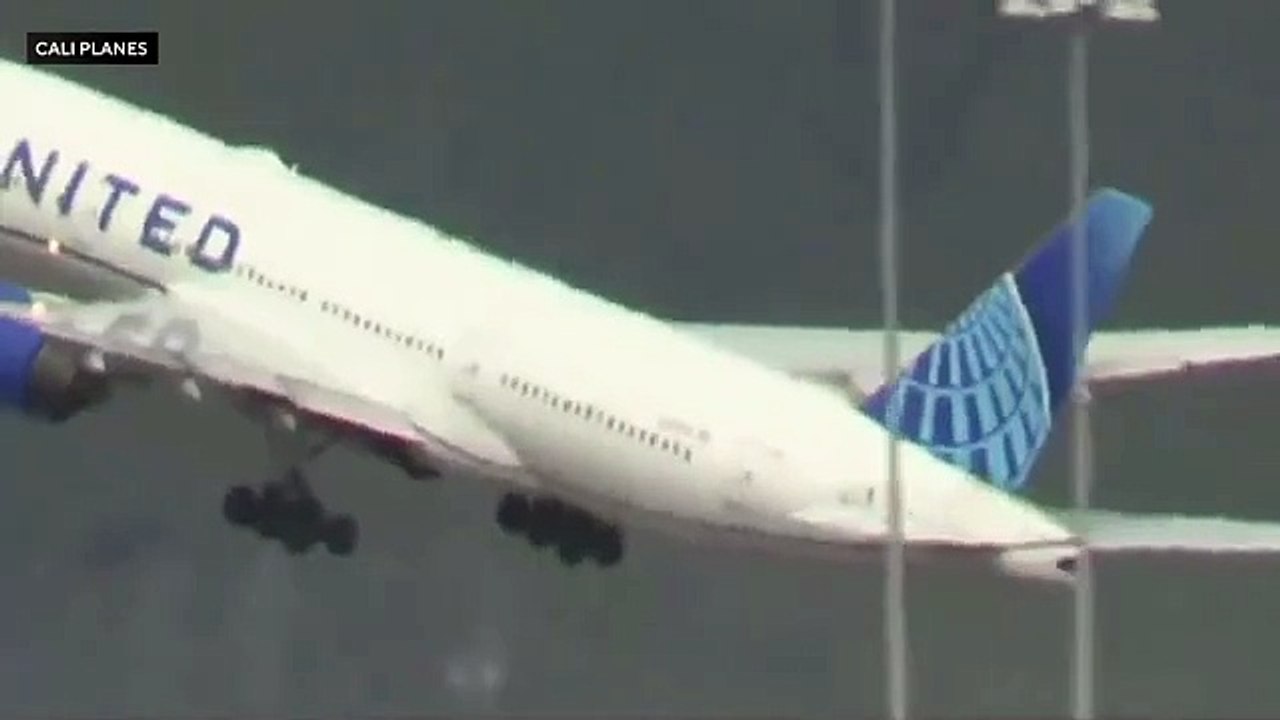 Avião perde pneu na descolagem e causa estragos em carros estacionados