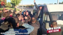 Funda Bakış, 80 gün direndiği Özak Tekstil'in önünden işçilere seslendi  