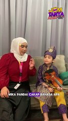 adik mika ucapkan selamat berpuasa!  #bintangkecilmy #streetinterview