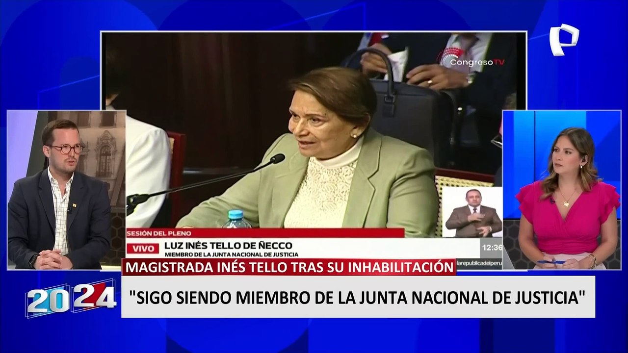 Alejandro Cavero sobre pedido de Inés Tello de invalidar si inhabilitación: "Está mal asesorada"