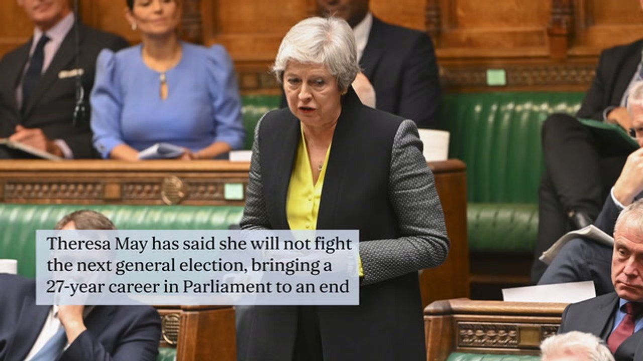 Theresa May to quit at general election as Commons exodus of Tory MPs grows