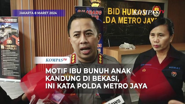 Polisi Tetapkan Ibu Bunuh Anak Kandung di Bekasi jadi Tersangka, Motif Sedang Didalami