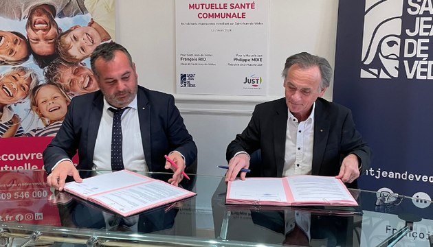 Mutuelle communale : interview du maire de Saint-Jean-de-Védas François Rio et du président de la mutuelle Just Philippe Rixe