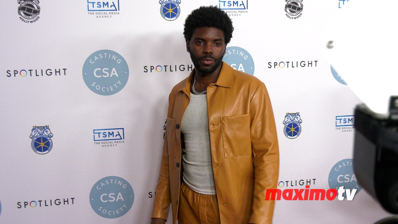 Tian Richards walks the red carpet at the 39th annual Artios Awards in Beverly Hills