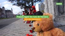Francis égaie les rues de Verviers avec ses mannequins