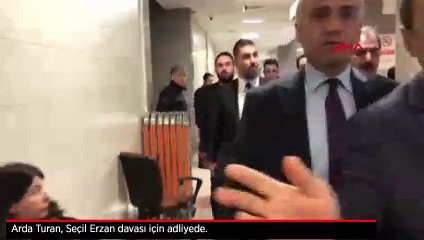 Seçil Erzan duruşmasında Arda Turan da mahkeme salonundaki yerini aldı.
