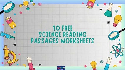 10 Free Science Reading Passages Worksheet