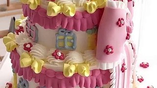 Decorating cakes, how to make the most beautiful cakes, eating cakes with short videos