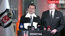İBB Başkanı Ekrem İmamoğlu, Beşiktaş Kulübü'nü ziyaret etti