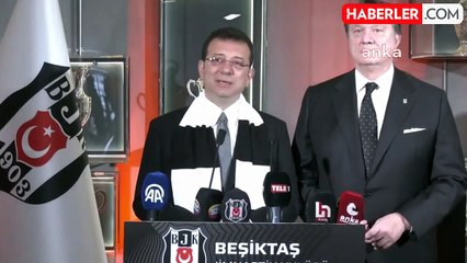 İBB Başkanı Ekrem İmamoğlu, Beşiktaş Kulübü'nü ziyaret etti