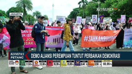 Demo di Depan Gedung DPR, Massa Desak Hak Angket dan Telusuri Kecurangan Pemilu 2024