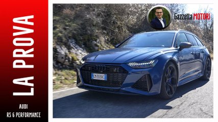 Audi RS6 Performance: la prova della station wagon da 630 Cv