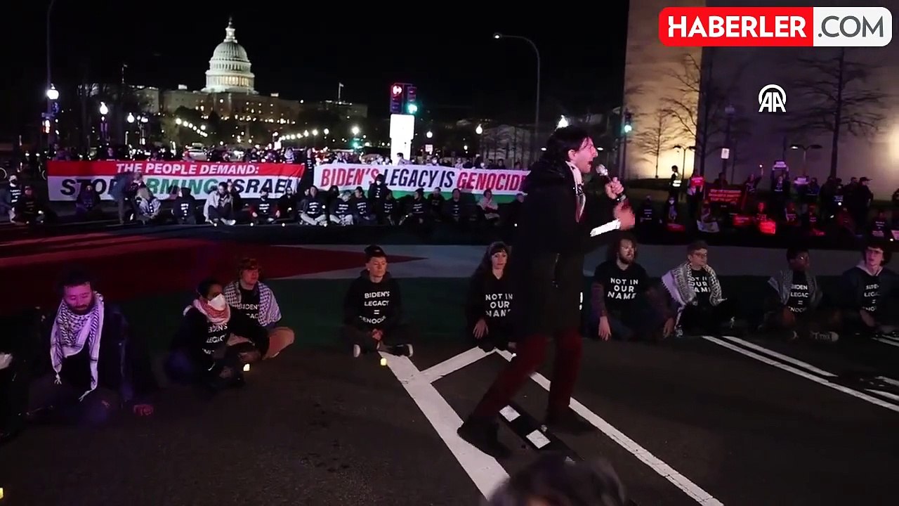 ABD Kongresi'nde konuşma yapan Biden, oğlu Afganistan'da öldürülen bir baba tarafından protesto edildi: Baba gözaltına alındı