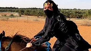 Arabic Girl Horse Riding - Pakistan Trap Music