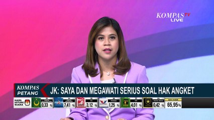 Eksklusif! Jusuf Kalla Sebut Dirinya dan Megawati Serius Soal Hak Angket di DPR