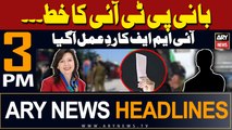 ARY News 3 PM Headlines 8th March 2024 |     '  | Prime Time Headlines