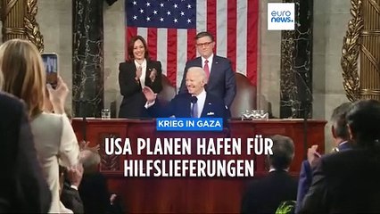 USA planen Hafen für Hilfslieferungen im Gazastreifen