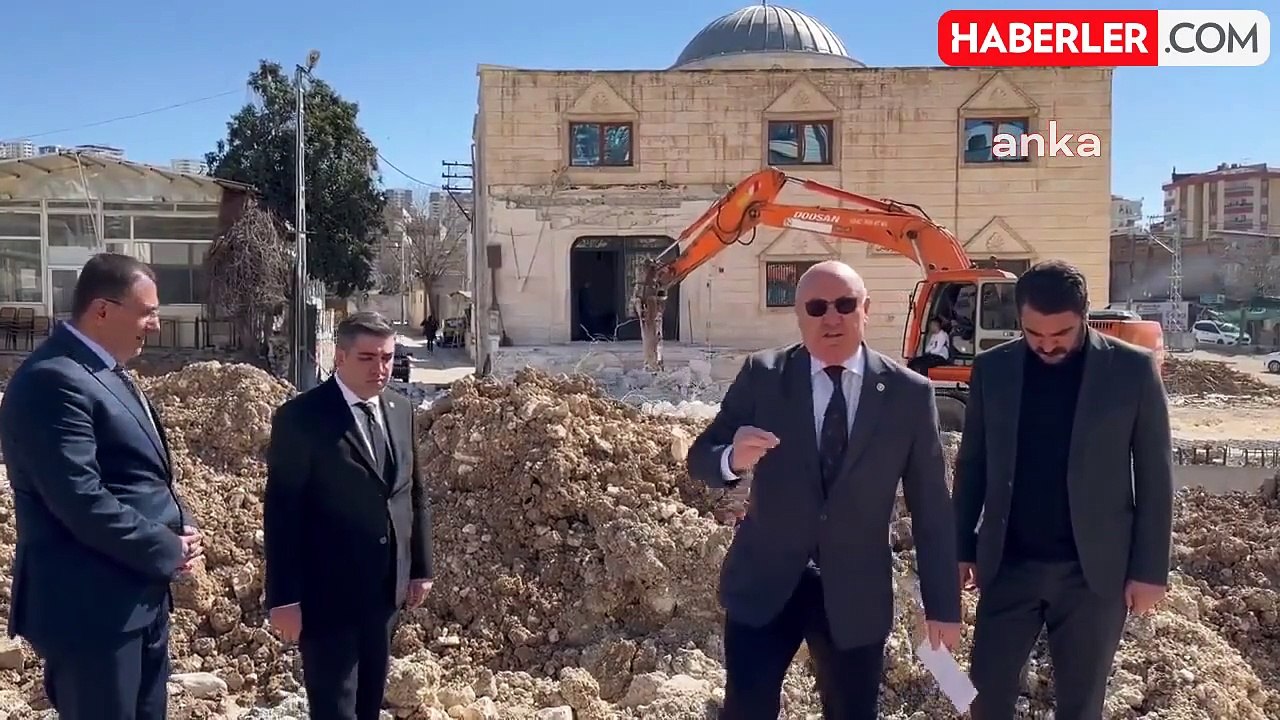 CHP Şanlıurfa Milletvekili Mahmut Tanal: Şanlıurfa'da cami yıkıldı