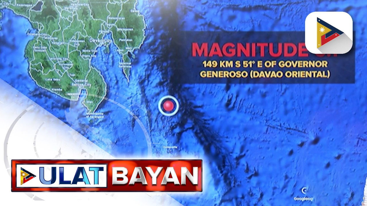 Bahagi ng Governor Generoso sa Davao Oriental, niyanig ng magnitude 6.1 na lindol